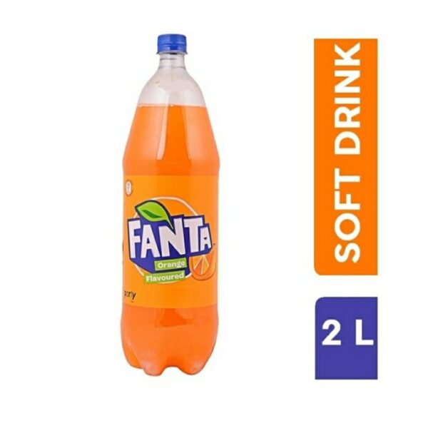 Fanta Soft Drink - Orange, 2L Bottle
