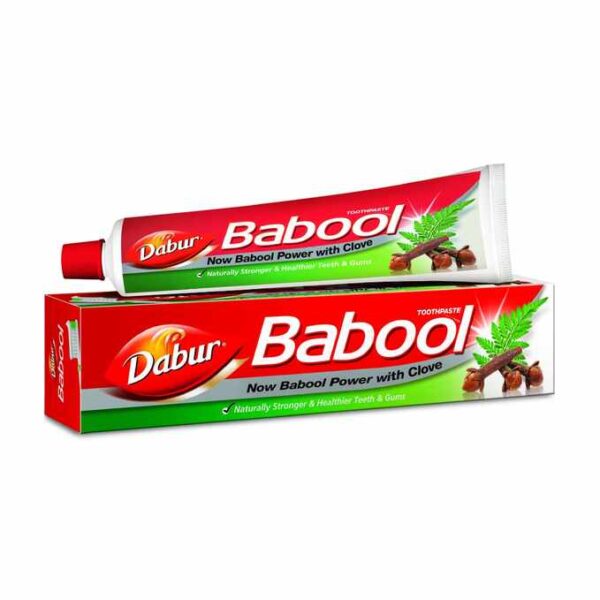 Dabur Babool Ayurvedic Toothpaste For Strong Teeth & Healthy Gums | Helps in Cavity Protection, Fresh Breathe | All Round Protection