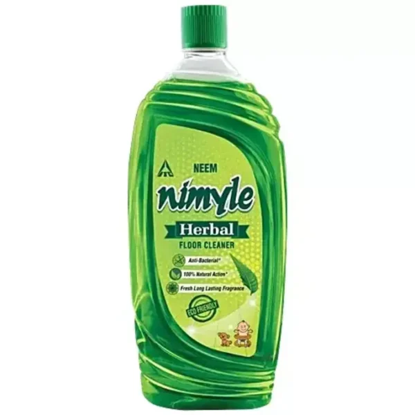 Nimyle Herbal Floor Cleaner  Power of Neem 99.9% Anti-Bacterial Protection Pleasant