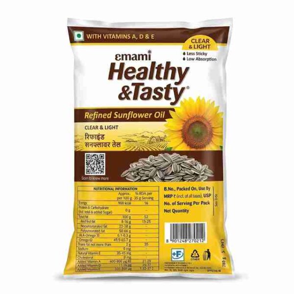 Emami Healthy & Tasty Refined Sunflower Oil